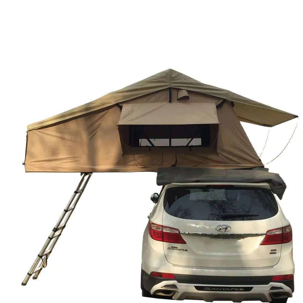 Waterproof Outdoor 3-4 Person Car Roof Top Tent for Trucks SUV Camping