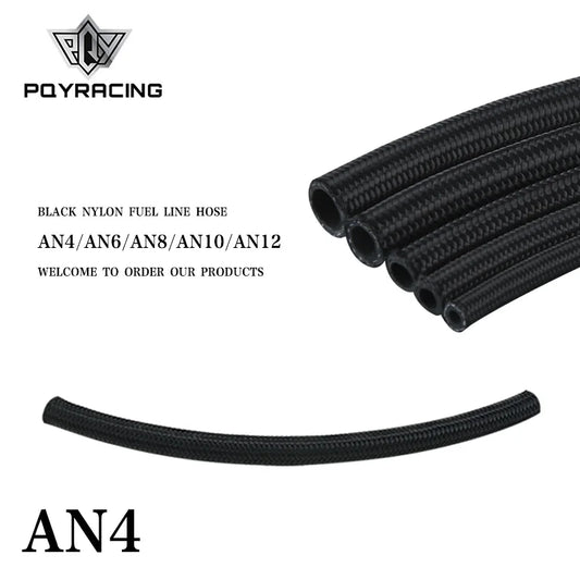 4 6 8 10AN AN4 AN6 AN8 AN10 Pro's Lite Black Racing Hose Fuel Oil Line