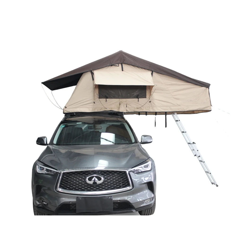 Waterproof Outdoor 3-4 Person Car Roof Top Tent for Trucks SUV Camping