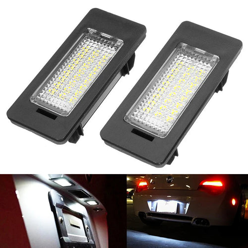 2Pcs LED Number License Plate Light Lamp for For BMW E90 E92 E39 E60