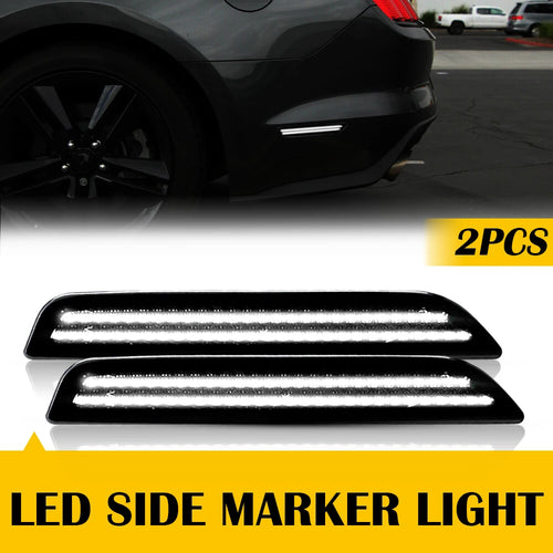 2Pcs For Car Mustang LED Rear Side Marker Lamp Lights For Ford Mustang