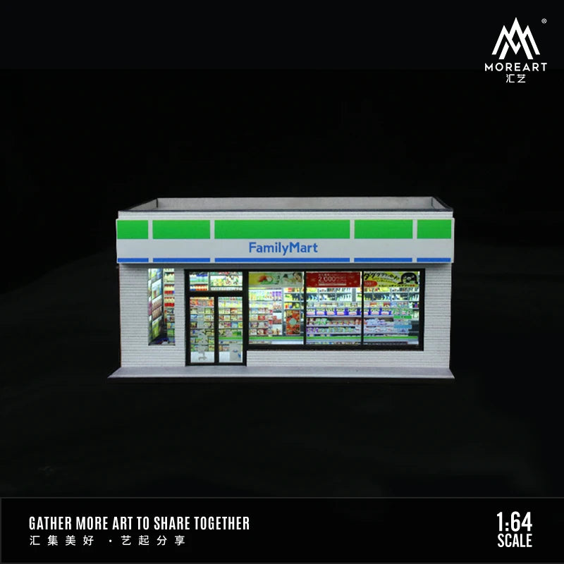 TimeMicro+MoreArt 1:64 Family Convenience store lighting version