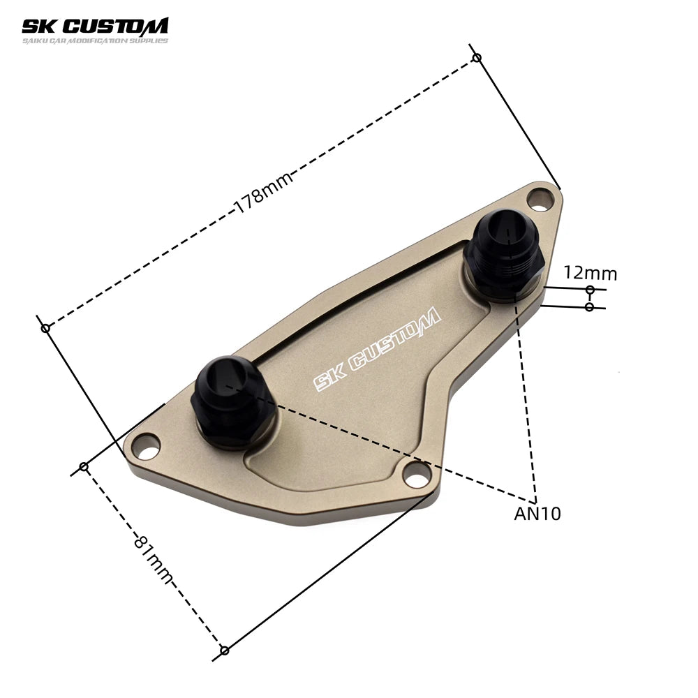 SK CUSTOM For BMW N54 N55 Engine Oil Cooling Kit M3 E90 E92 E93 F35