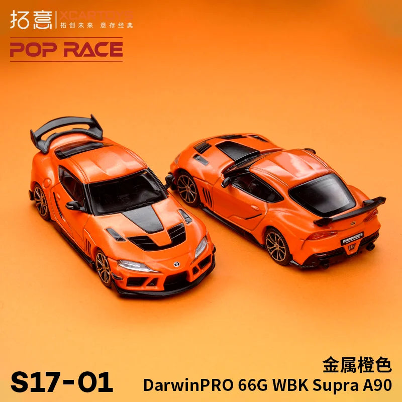 Xcartoys Poprace 1/64 Supra A90 DarwinPRO 66G Diecast Model Car Sports