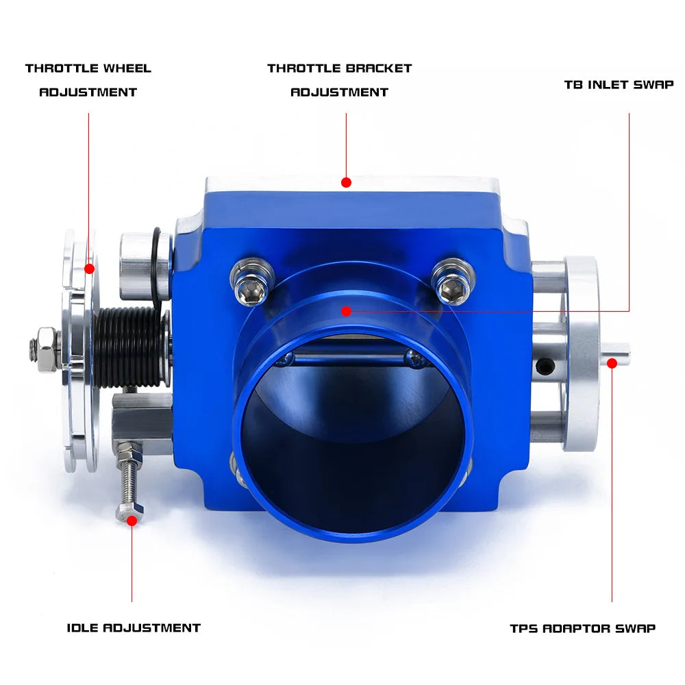 LIZHI RACING - NEW 65MM THROTTLE BODY PERFORMANCE INTAKE MANIFOLD