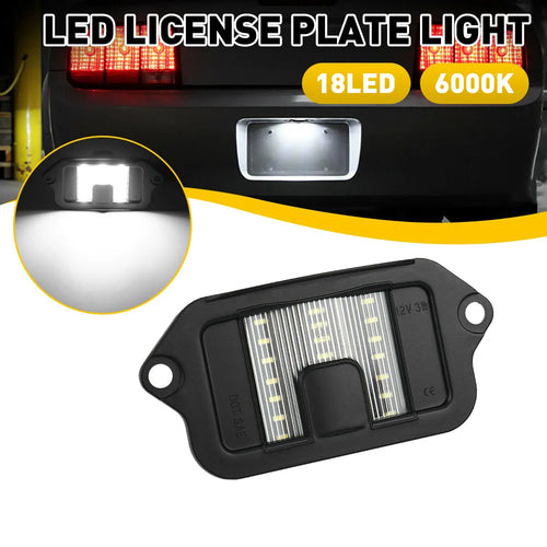 1Pc LED Rear License Number Plate Light 6000K White For Ford Mustang