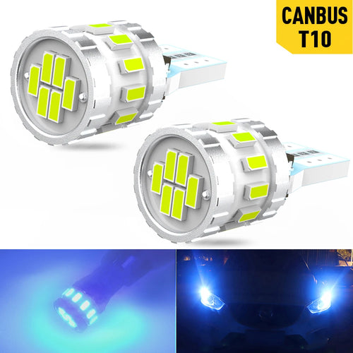 2pcs LED Clearance Light Lamp W5W T10 For Ford C-Max Fusion Focus