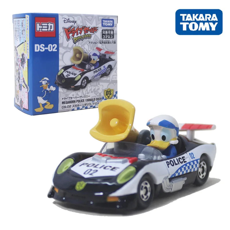 TAKARA TOMY Alloy Car Model Disney Police Car DS Series Michini Donald