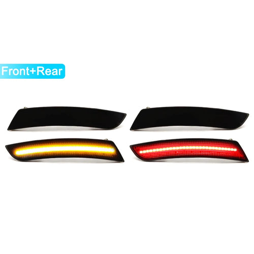 Smoked Lens Front Rear LED Side Fender Marker Lamp Assembly Parking