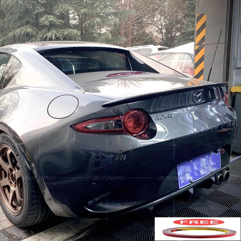 UBUYUWANT Spoiler For MAZDA MX5 MX-5 CARBON FIBER ND Miata Garage Vary