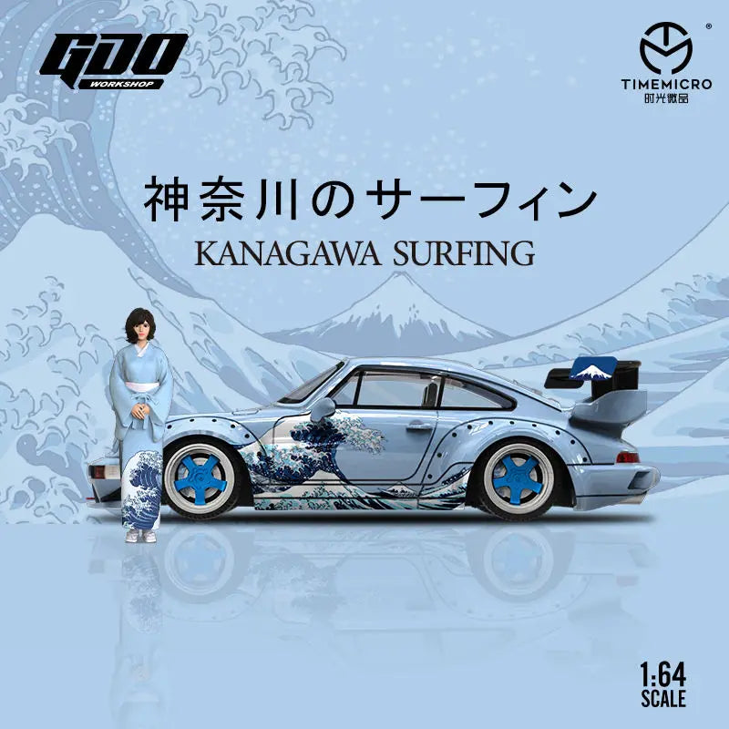 TimeMicro/Moreart Mini X GDO 1:64 RWB The Great Wave off Kanagawa