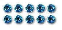 6colors 10pcs 4mm Wheel Nut/ Metal Wheel Hardware for 1/10 R/C hobby