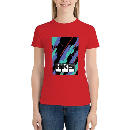 HKS Retro Pattern T-Shirt aesthetic clothes graphics designer clothes