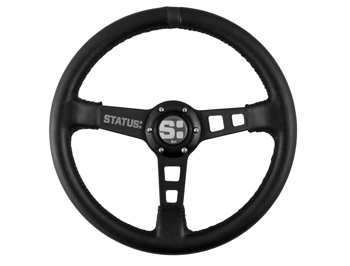 DEEP DISH STEERING WHEEL – LEATHER