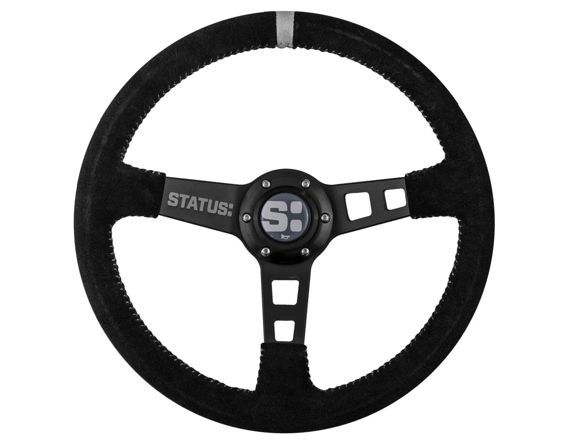 DEEP DISH STEERING WHEEL – SUEDE