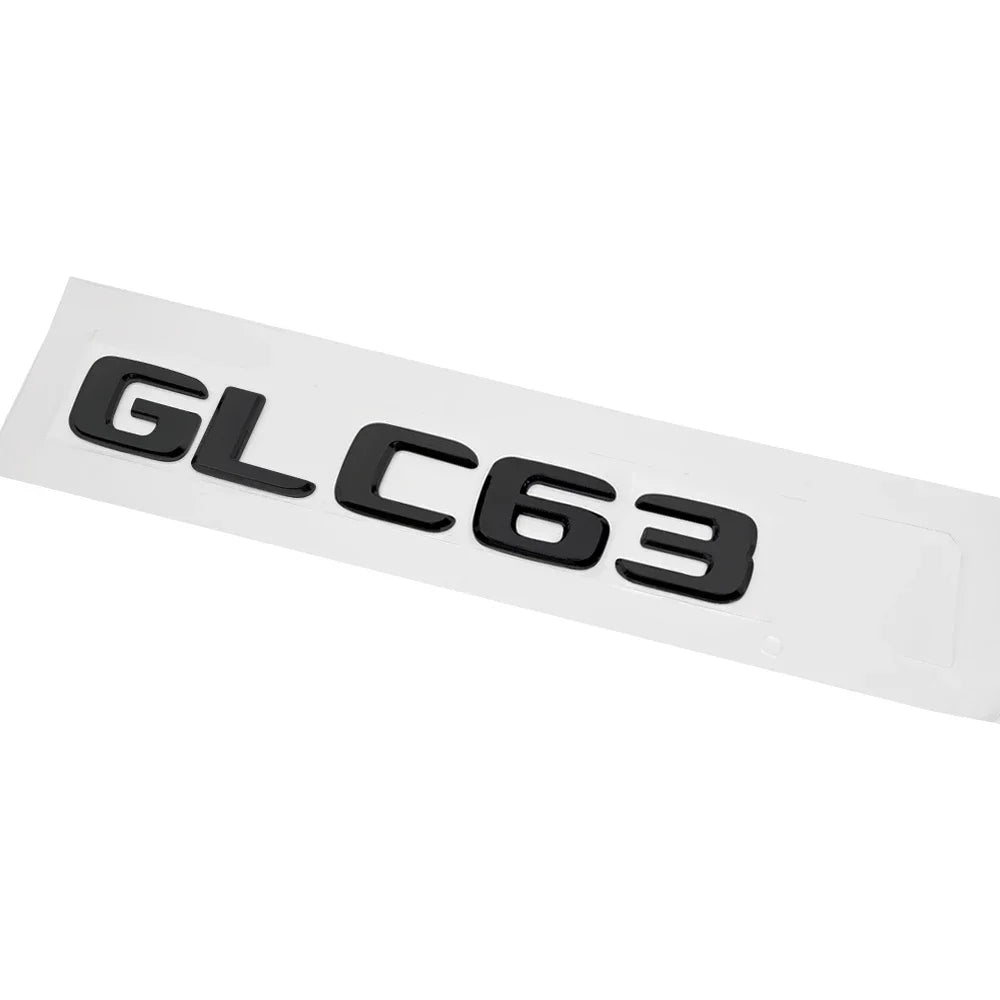 ABS Plastic GLC63 GLC200 GLC300 Trunk Rear Logo Badge Emblem Sticker