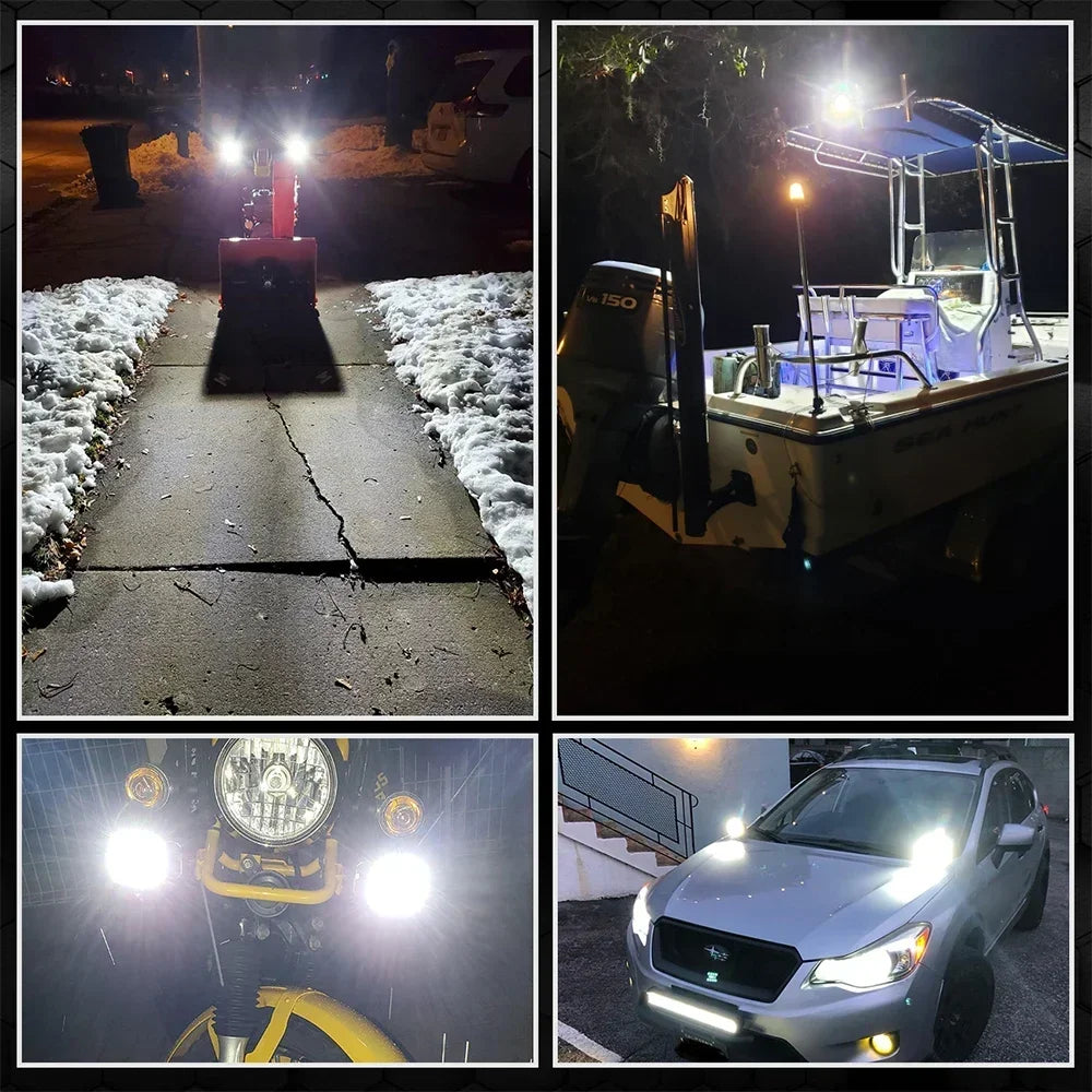 3inch Work Spotlights 24V 12V Super Bright  Universal Headlights