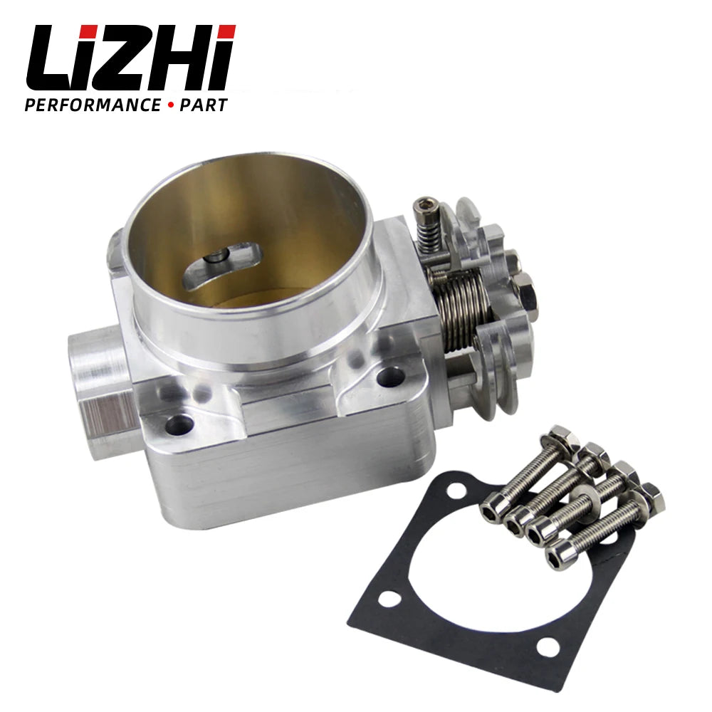 LIZHI RACING - NEW THROTTLE BODY For Mitsubishi Evo 4 5 6 70mm Uprated