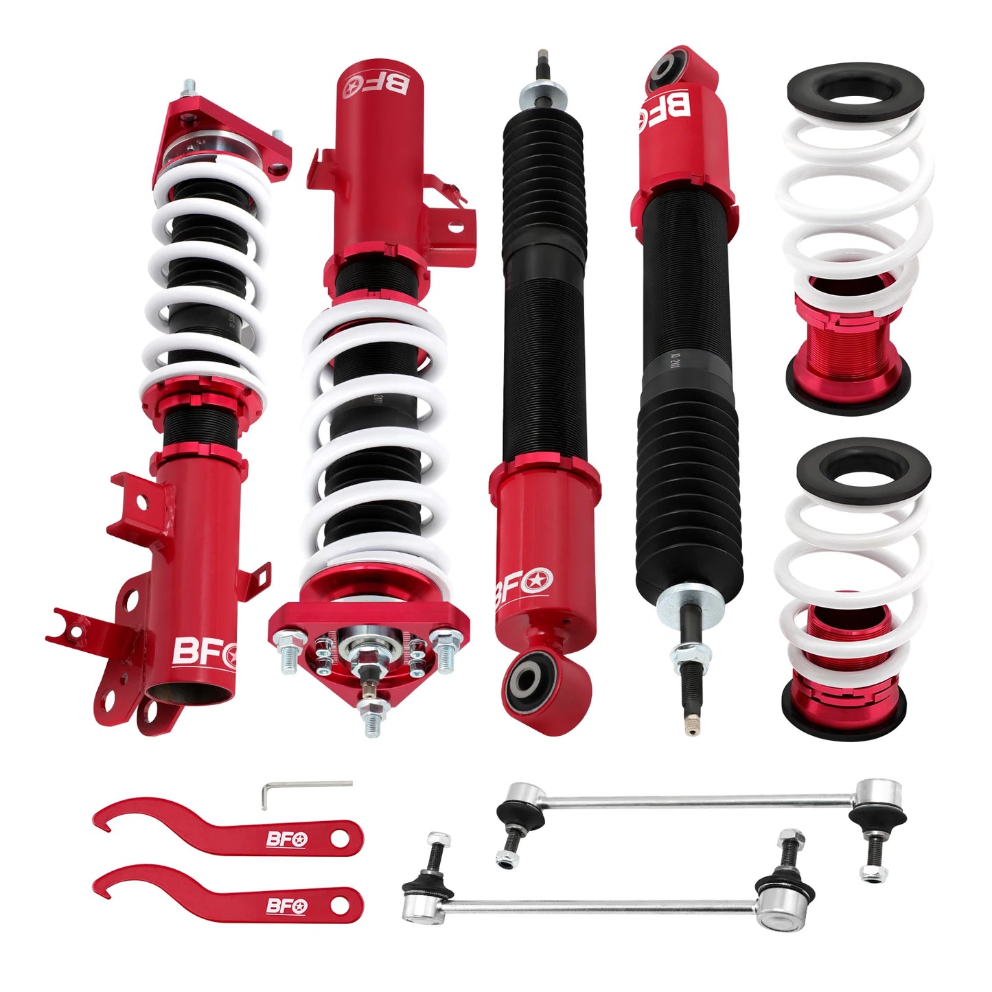 32 Step Twin Tube Coilovers Lowering Suspension For Honda Civic 12-15