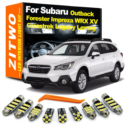 ZITWO LED Interior Light Kit For Subaru Outback BP BR BS Forester SG