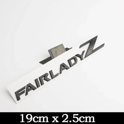 3D Letters Fairlady Z Logo Rear Boot Trunk Emblem Badge For Nissan