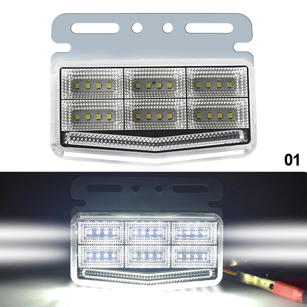 24V Truck Side Marker Indicator 42LED Super Bright Lights Waterproof