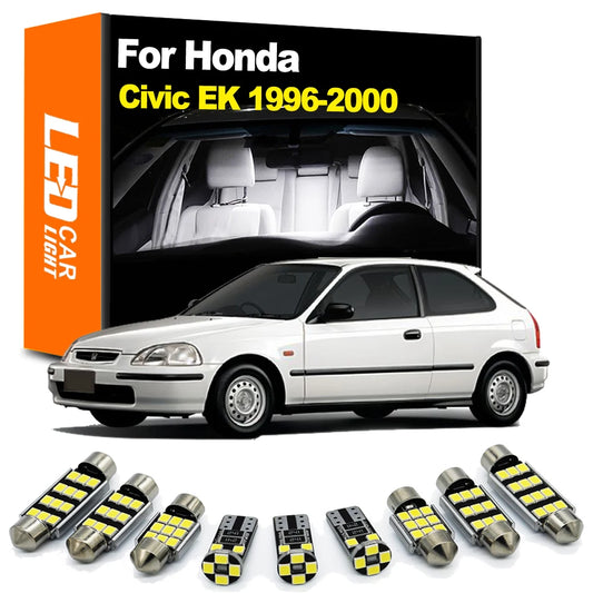 Zoomsee Interior LED Light Kit For Honda Civic 6 VI EK EK3 EK4 EK9