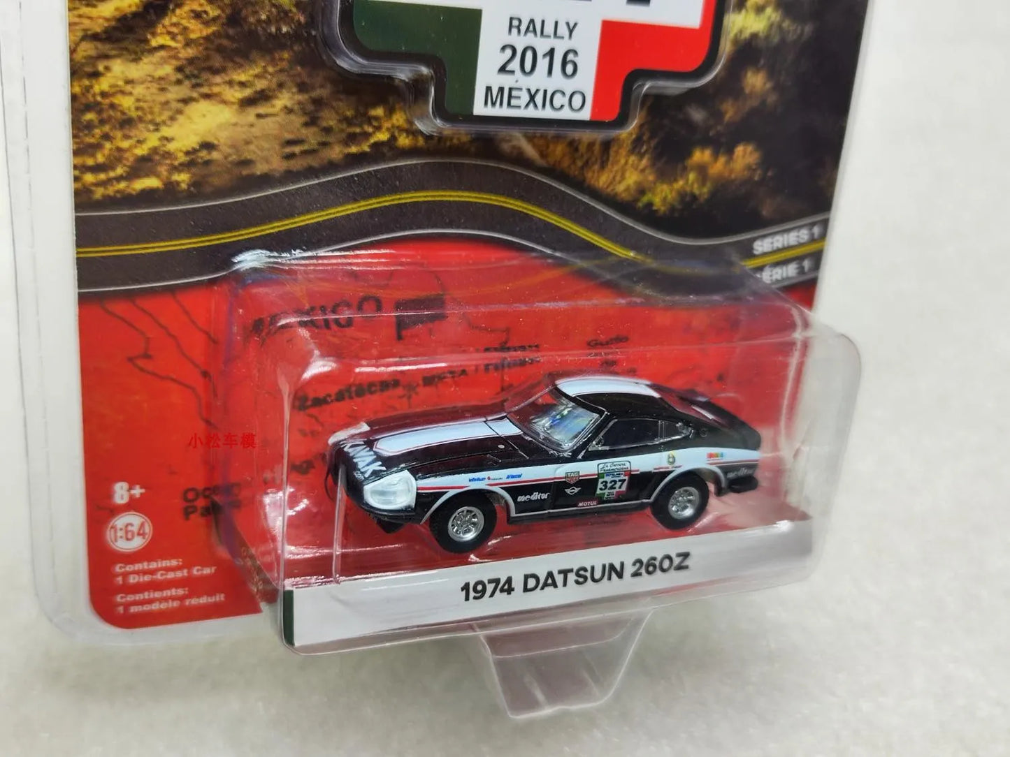 1:64 La Carrera Panamericana 1 - #327 1974 Datsun 260Z  Diecast Metal