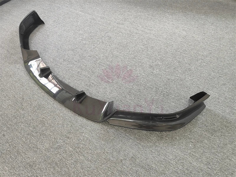 RZ style 3K carbon fiber front bumper edge for Tesla Model X wide body