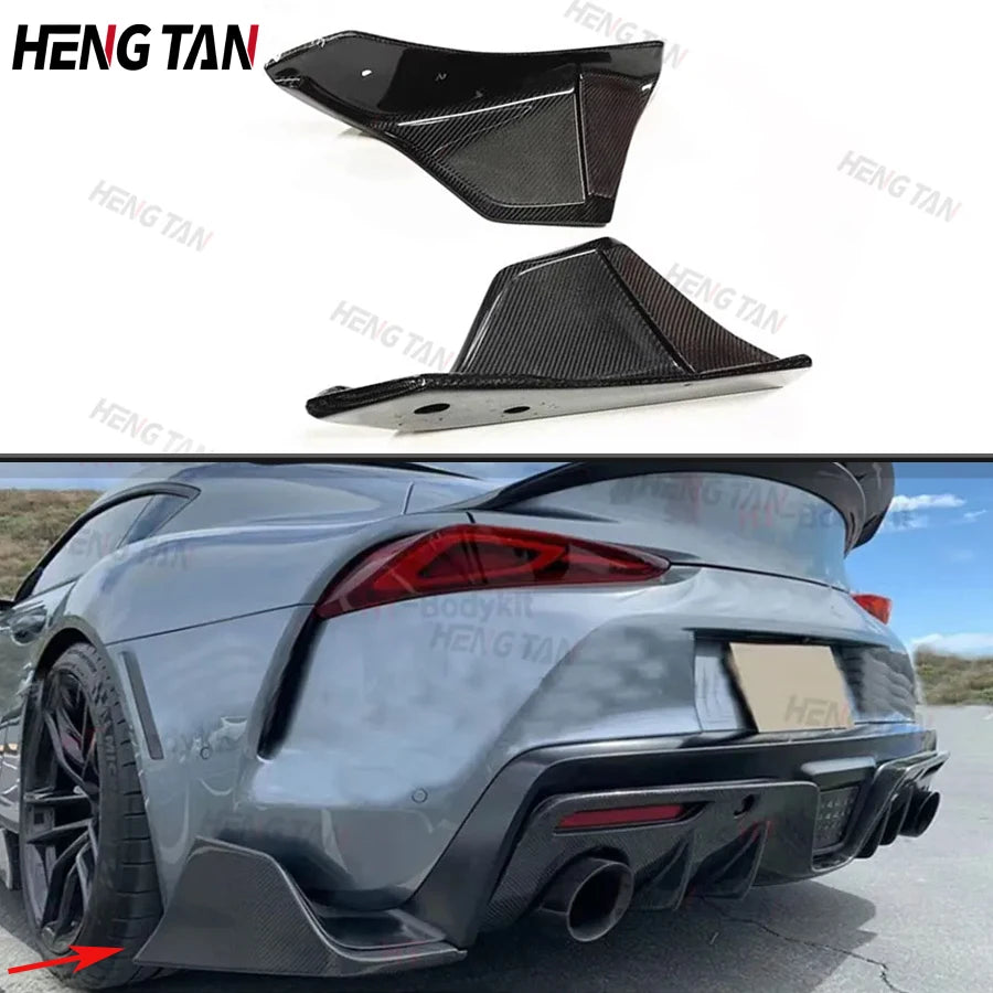 Rear Splitter Carbon Fiber Car Rear Bumper Splitter Parts For Toyota