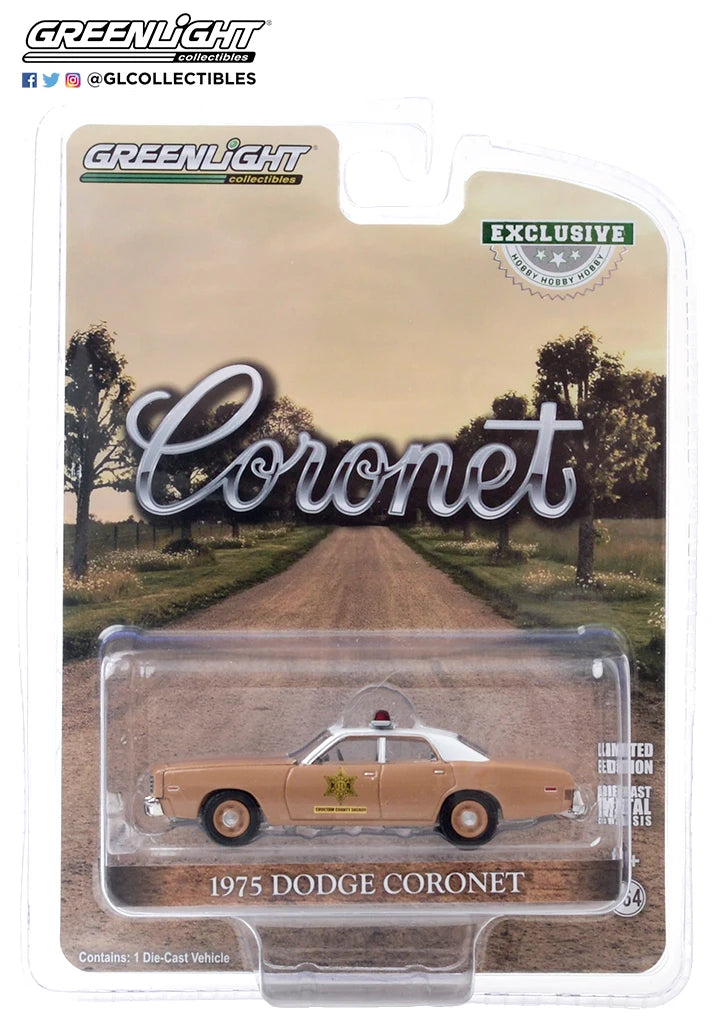 1:64 1975 Dodge Coronet  Diecast Metal Alloy Model Car Toys For  Gift