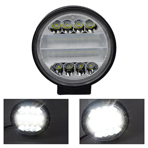 6000K IP67 72W Round Working DRL Fog Spot Light for Car Truck Off-road