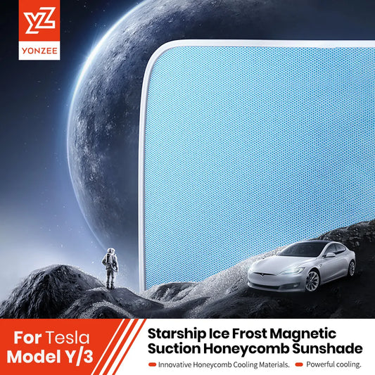 YZ For Tesla 2024 Highland Model 3 Model Y Starship Ice Frost Sun