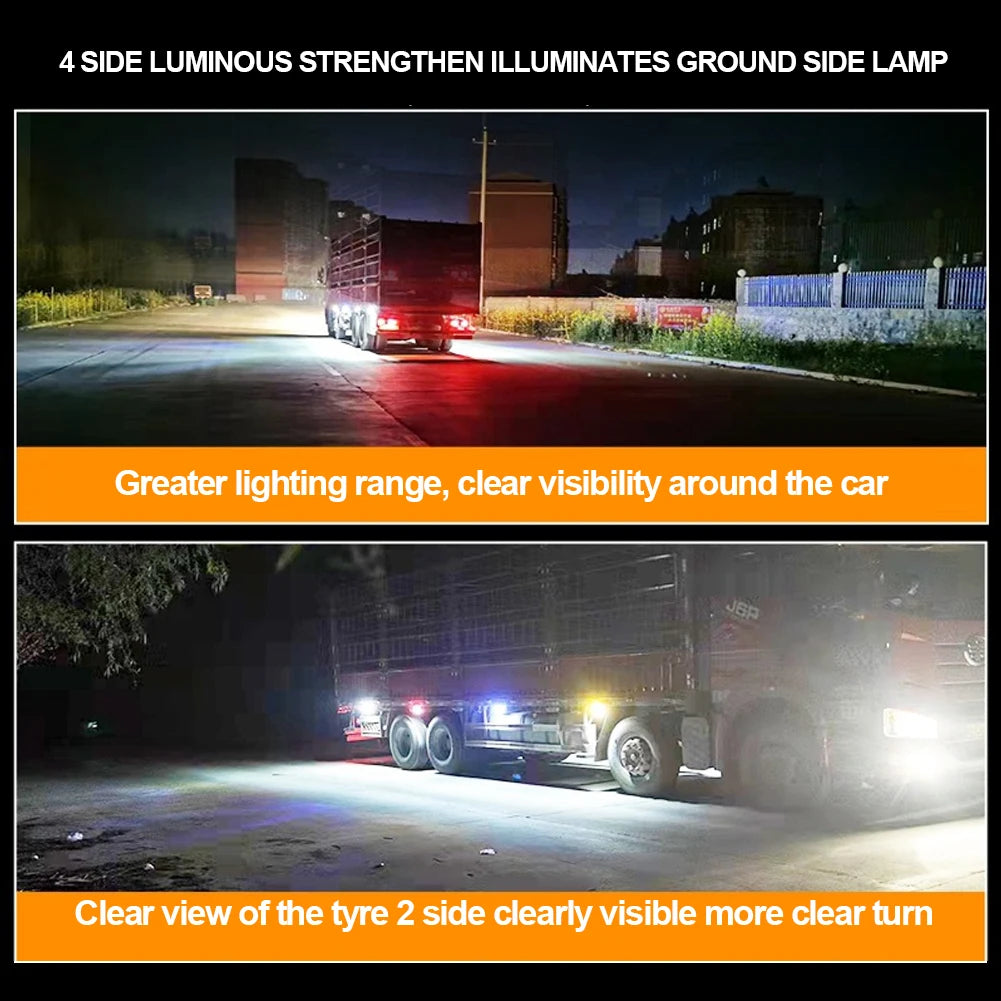 24V Truck Side Marker Indicator 42LED Super Bright Lights Waterproof