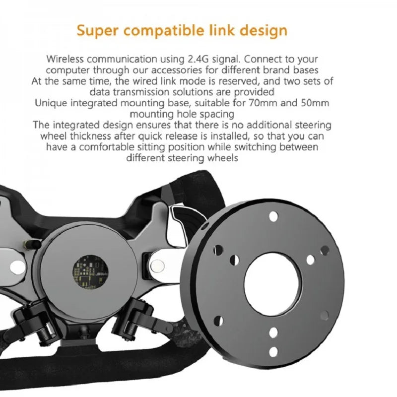 SIMEDAL X-GT Steering Wheel Racing Game Wheel Simulator w/ Simagic