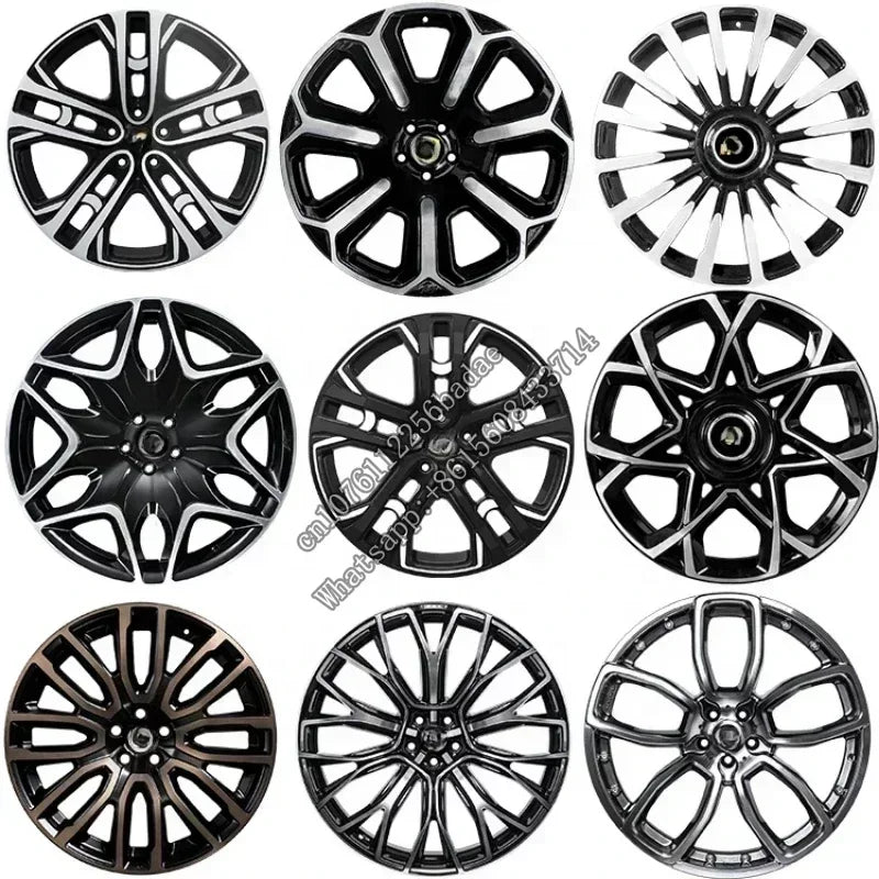 4pcsMulti Spoke Mesh Design Rims 17 18 19 20 22 Inch Forged Alloy