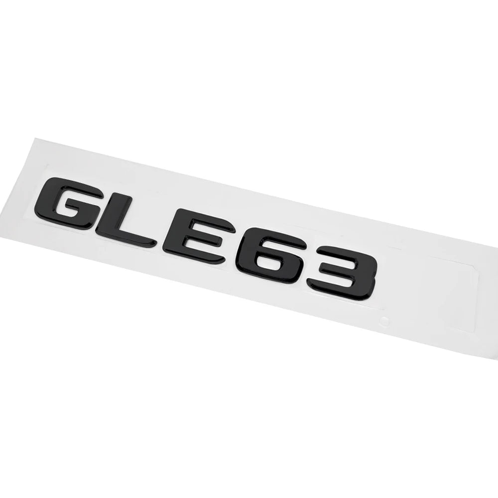 ABS Plastic GLE63 GLE300 GLE320 Trunk Rear Logo Badge Emblem Sticker