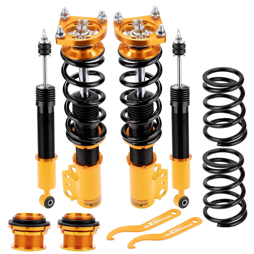 24 Way Coilovers Shocks Struts Suspension Springs Kit For Ford Mustang