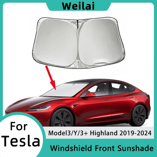 Upgraded Windshield Sunshade for Tesla Model 3 Highland 2024 Car