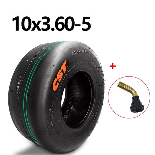 10x3.60-5 Tire CST Tubeless For 168 Go Kart 5 Inch Tyre Rear s Fit