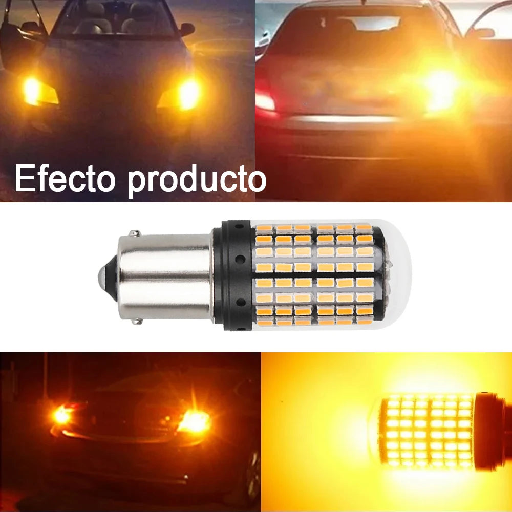 2.2*0.8inch Car LED Lights 10W Yellow Light fit for 12-24V cars,