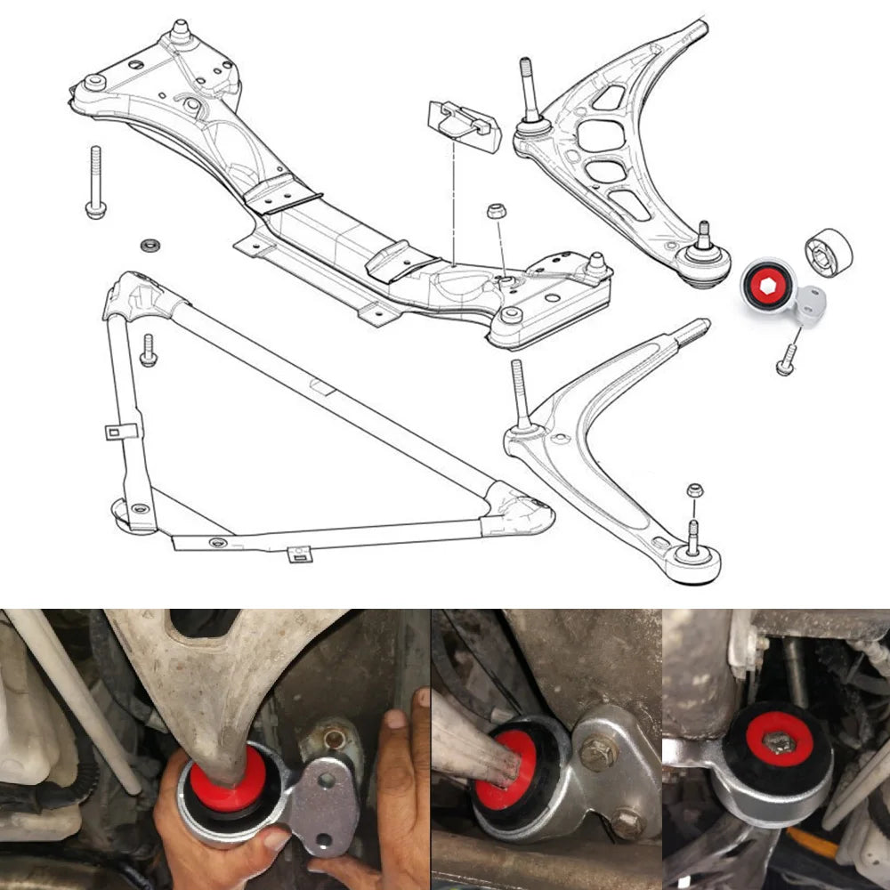 LIZHI- Front Control Arm Bushings For BMW E46 E85 325i 330i Z4 99-06