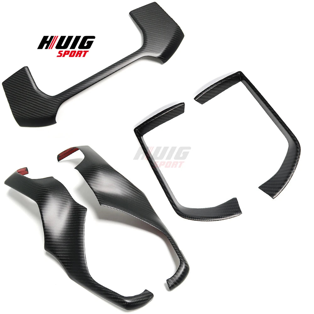 5PCS Carbon For Dodge RAM 1500 TRX 2019-2023 Car Interior Central