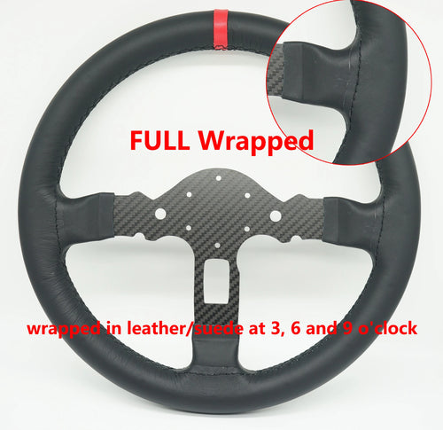 SIMPUSH 13inchs 33cm Circular steering wheel Rally sim racing FOR