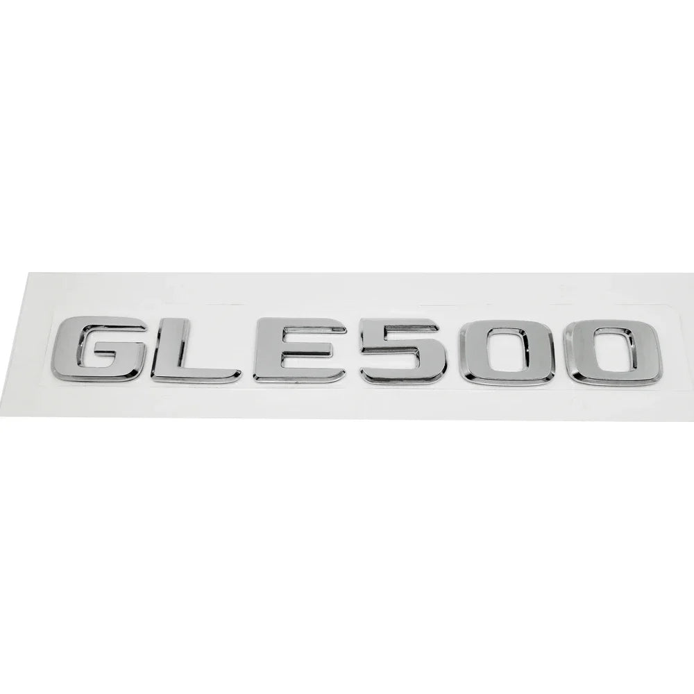 ABS Plastic GLE320 GLE350 GLE500 Trunk Rear Logo Badge Emblem Sticker