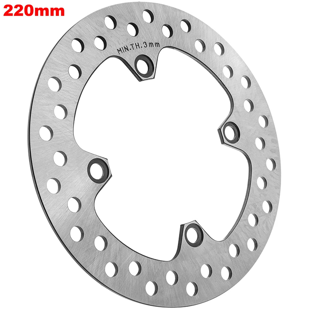 174/220mm Front and Rear Brake Disc Brake Rotor Kit For Honda ATV