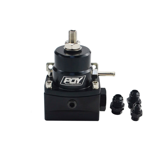 LIZHI RACING - AN8 high pressure fuel regulator w/ boost - 8AN 8/8/6