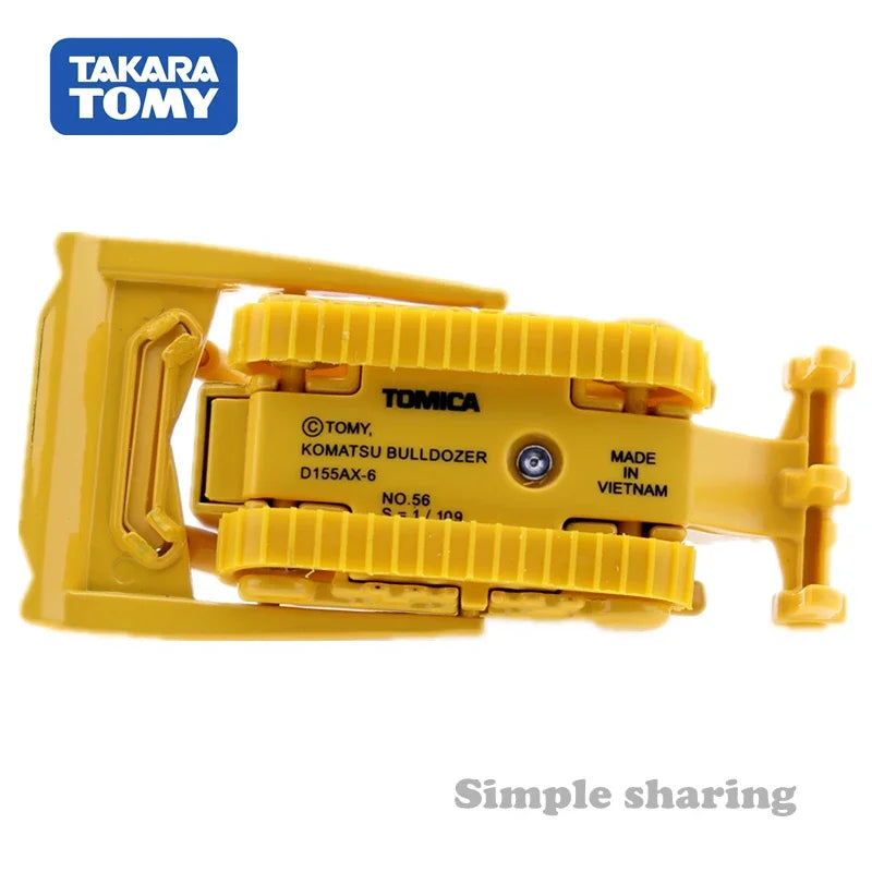 Takara Tomy Tomica No. 56 Komatsu Bulldozer D155AX-6 Scale 1/109