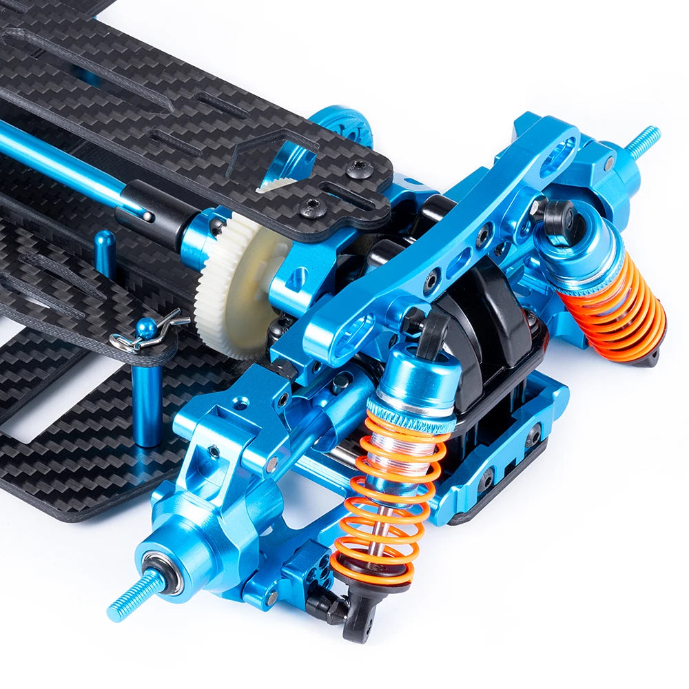 YEAHRUN Metal Alloy & Plastic & Carbon Fiber Chassis Shaft Drive Frame