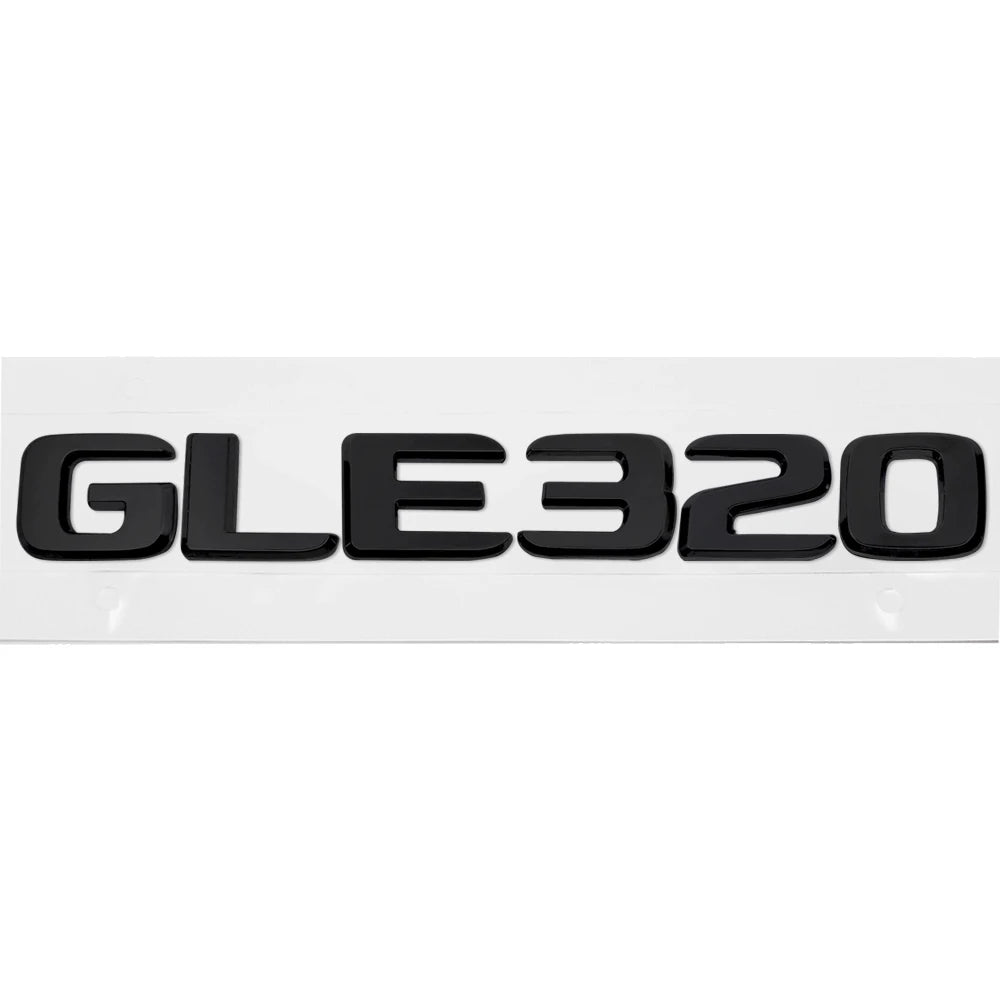 ABS Plastic GLE63 GLE300 GLE320 Trunk Rear Logo Badge Emblem Sticker